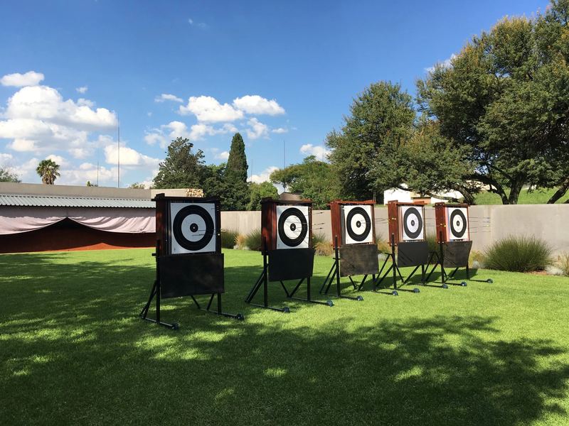 Targets on the Boskruin lawn